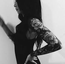 All Black Arm Sleeve Tattoo 49 Ideas For Tattoo Arm Sleeve Black Tattoo Black Sleeve Tattoo Full Sleeve Tattoos Sleeve Tattoos
