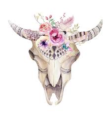 Skull cow flower floral rose.ethnic symbol decoration native.boho style american style.isolated ni flower tattoo design shop tattooed lady, skull of a cow with horns, decorated with flowers. Watercolor Bohemian Cow Skull Western Mammals Watercolour Hip Stock Illustration Illustration Of Portrait Decor 70841112