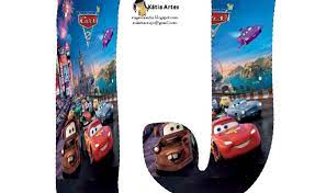 L for lightning mcqueen from cars disney coloring pages printable and coloring book to print for free. Alfabeto De Cars 2 Oh My Alfabetos Frames Pinterest Cars In Disney Pixar Cars Printable Alphabet Letters Letras Feliz Cumple Disney Cars Cumpleanos De Coches