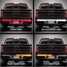 48 60 Waterproof Led Tailgate Light Bar Truck Pickup Yellow Turn Signal Light White Reverse Light Red Brake Light Lamp Bulb Back Up Glow Weatherproof Walmart Com Walmart Com