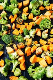 Gerostete Susskartoffeln Mit Brokkoli Aus Dem Ofen Meal Prep Rezept Rezept Leckere Gesunde Rezepte Rezepte Gemuse Rezepte Gesund