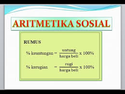 Persentase Untung Dan Rugi Aritmetika Sosial Matematika Kelas 7 Untung Rugi Aritmetikasosial Youtube
