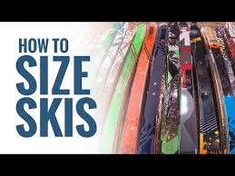 Ski Size Chart Levelninesports Com