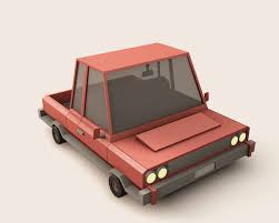 Download Low Poly Trocka On Behance Low Poly Low Poly Car Low Poly Games