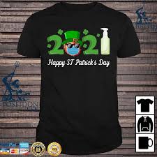 Vintage irish shamrock flag st. Leprechaun Happy St Patrick S Day 2021 Shirt Hoodie Sweater Long Sleeve And Tank Top