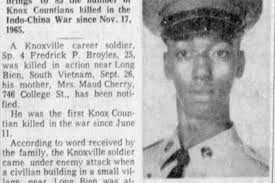 East Tennessee Veterans Memorial Association — Broyles, Frederick P.