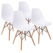 Set Of 4 Walnew Pre Assembled Mid Century Modern Dining Chairs Walmart Com Mid Century Dining Chairs Midcentury Modern Dining Chairs Eames Dining Chair
