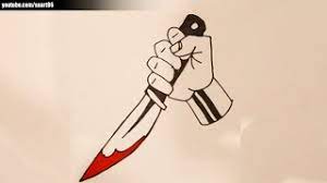 Follow my step by step drawing of conan highlight: How To Draw A Knife With Blood Youtube