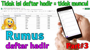 Sd kepala sekola kordinator 2 la pangai guru kelas ii c 3 m.rekxy praditya siswa 4 yosi saputra 5 anadya fitra 6 lm.yasman 7 reyhan saputra 8 wazriel ambulan 9 m. Membuat Absensi Online Bisa Isi Berulang Part 3 Rumus Rekap Daftar Hadir Siswa Youtube