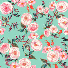 Beautiful blue and pink watercolor floral seamless pattern. Hand Drawn Watercolor Floral Seamless Pattern With Tender Pink Royalty Free Cliparts Vectors And Stock Illustration Image 36099348