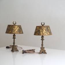 2 table lamps white gold kings lane lamp. Antique Solid Brass Table Lamps France Amy Meier Design