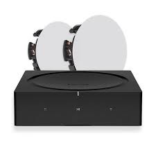 Sonos Amp 2 X Sonance C6r In Ceiling Speakers Multi Room Audio Sonos Sonos Amp