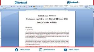 Последние твиты от raja banerjee (@rajaban74609782). Contoh Teks Proposal Peringatan Isra Miraj 1442 Hijriah 11 Maret 2021 Remaja Masjid Al Ikhlas Tribun Sumsel