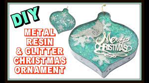 Find resin christmas ornaments at lowe's today. Glitter Resin Metal Christmas Ornament Diy Craft Klatch Christmas Series Youtube