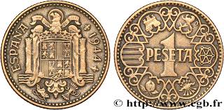 Parts are just part of what we do. Spain 1 Peseta 1944 Fwo 634078 World Coins