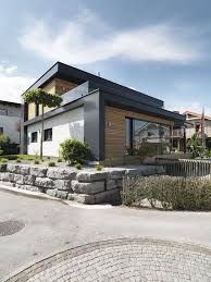 Prefabricated House With Flat Roof Architectural Line Kubos Of Kampa Home Decor Ideas Diy In 2020 Architektur Fertighaus Bauen Fassade Haus