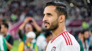 5 أكتوبر 1990) هو لاعب كرة قدم إماراتي. ÙƒØ£Ø³ Ø§Ù„Ø¹Ø§Ù„Ù… Fifa Ù¢Ù Ù¢Ù¢ Ø£Ø®Ø¨Ø§Ø± Ù…Ø¨Ø®ÙˆØª ÙŠØ­Ù…Ù„ Ø¢Ù…Ø§Ù„ Ø§Ù„Ø¥Ù…Ø§Ø±Ø§Øª Ù…Ø¬Ø¯Ø¯Ø§ Fifa Com