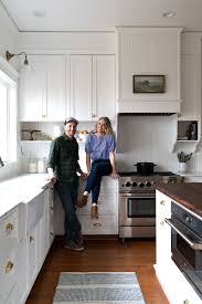 Farmhouse kitchens with white cabinets. Our Farmhouse Kitchen Reveal The Grit And Polish