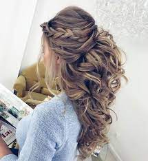 Whether it's a half up bun hairstyle, or a traditional half ponytail, we foresee half up hairstyles sticking around for a while. 32 Pretty Half Up Half Down Hairstyles Partial Updo Wedding Hairstyle Wedding Hairstyles For Long Hair Easy Wedding Guest Hairstyles Long Hair Updo