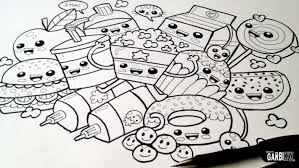 With chapters on appetizers, entrees, desserts, snacks and drinks, these inventive designs are sure to delight and amuse. Cute Food Drawings Doodle 1920x1080 Wallpaper Teahub Io