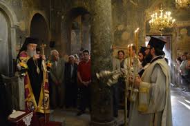 Η σύλληψις της αγίας άννης. H Syna3h Twn Dwdeka Apostolwn Sth Mhtropolh 8essalonikhs Fwto Bhma Or8odo3ias