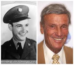 Richard Anderson Served In The Army Actor Famous Veterans Hollywood Legends Movie Stars