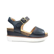 Purchase women's clarks shoes and more, now at macy's. Clarks Lizby Strap Navy Leather Womens Wedge Sandals Sale Buy Online Uk