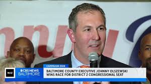 Baltimore County Executive Johnny Olszewski wins race for District 2  congressional seat