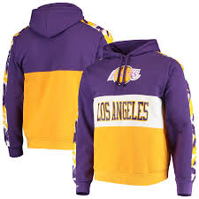 Display your spirit with officially licensed los angeles lakers hooded sweatshirts in a variety of styles from the ultimate sports store. Los Angeles Lakers Mitchell Ness Hardwood Classics Leading Scorer Fleece Pullover Hoodie Purple