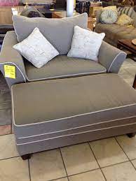 Grabbing A Big Chair With Ottoman To Relax After A Long Day Decorifusta Oversized Chair Living Room Oversized Chair And Ottoman Couches Living Room