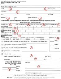 interactive transportation permit application instructions