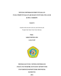 Contoh Proposal Proyek Sistem Informasi Perpustakaan Pigura