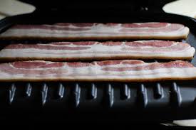 Place The Bacon On Grill With Some Room Between Them Cooking George Foreman Grill George Foreman Recipes