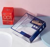 See Through Plastic Folding Acetate Box Pet Empty Packaging for Condom