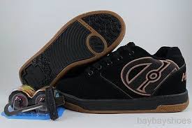 Heelys Propel 2 0 Black Brown Gum Roller Skate Wheels