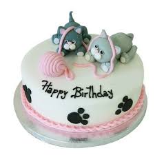 Kitty Cat Cake In 2020 Birthday Cake For Cat Kitten Cake Cat Cake