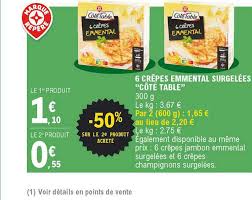 Offre Gamme Quiche Tarte Et Tourte Surgelees Cote Table Chez E Leclerc