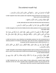 Savesave doa sihat tubuh badan for later. Doa Selamat Musafir Haji