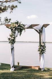 Courtney And Billy S Wedding In New Bern North Carolina In 2020 Wedding Arches Outdoors Wedding Ceremony Arch Wedding Arbors