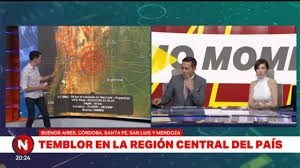 Fuerte Sismo Afecto A La Zona Central De Argentina Telefe Noticias Youtube