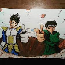 Symbiotes metal print on sale from $ 34.99 sale view. Oc Fanart Dragon Ball And Yu Yu Hakusho Crossover Anime