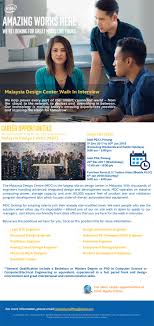 See complete jobs description, salary details, education, training, courses and skills requirement, experience details for walk in interview jobs today in govt and private, which are for. My Own Story Walk In Interview At Intel Penang Kulim