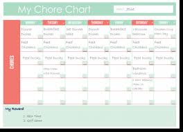 Free Printable Family Chore Chart Two Options Clean