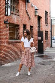 Styling Skirts With Sneakers - New Darlings