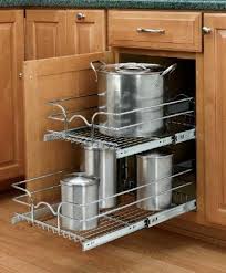 12 inch double pull out chrome wire
