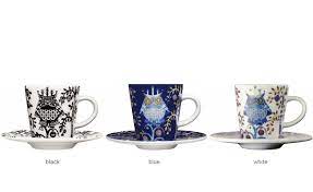 Kolekcja porcelany taika wprowadza w magiczny Taika Espresso Cup Saucer Hivemodern Com