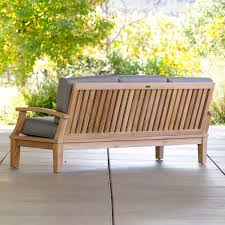 Ravello Sofa Couch Teak Outdoor Furniture Terra Patio Teak Outdoor Furniture Teak Outdoor Modern Outdoor Furniture