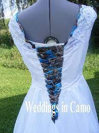 Image Result For One Piece Fullpant Suit Camo Purple Country Camo Wedding Dresses Blue Camo Wedding Camo Wedding