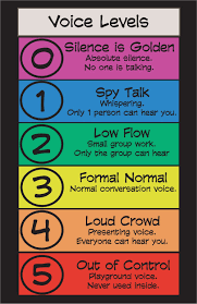 voice levels voice level charts voice levels school