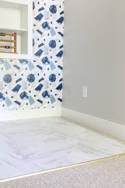 Diy Faux Marble Desk Chair Mat Living Letter Home